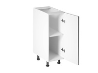 Szafka Kuchenna Dolna 1-drzwiowa Prawa D30-P Aspen White Biały Połysk
