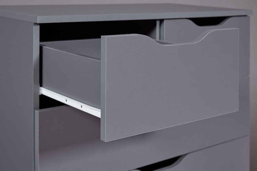 Komoda Silenzia 2S4S szara grafitowa