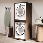 Aza - Zabudowa na Pralkę i Suszarkę 1P Orzech Villa