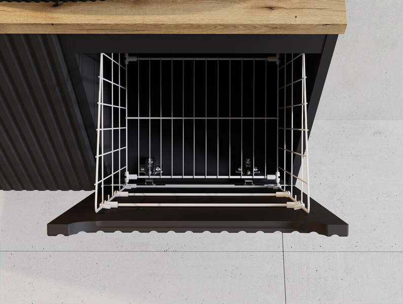 Szafka Wisząca 40 cm NOVA BLACK