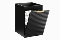 Adel Black Szafka pod Blat 40 cm 1 Drzwi z Koszem na Pranie