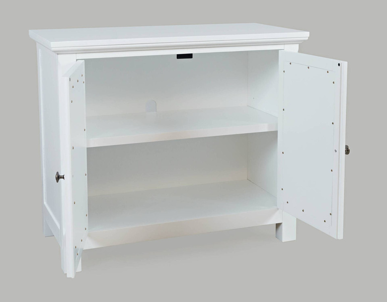 Biała komoda drewniana Avola AV2251-38