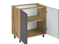 Szafka Kuchenna Dolna 2-drzwiowa D80 Langen Grey