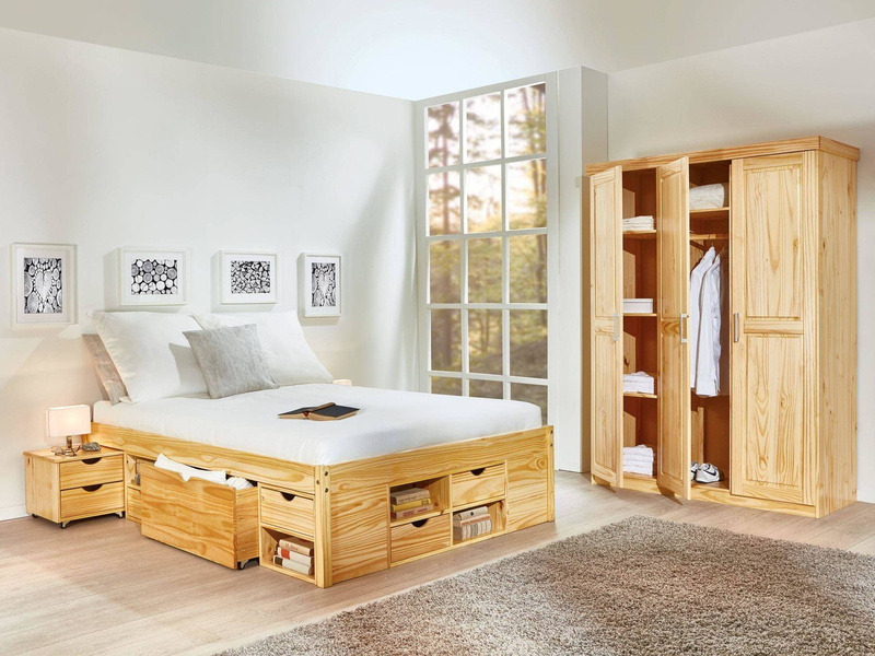 Łóżko CLAAS 160x200 drewniane