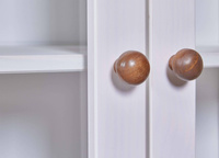 Witryna Westerland drewniana biała