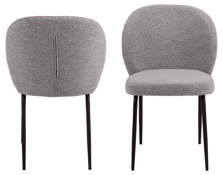 Actona Krzesło Tapicerowane Patricia Szare