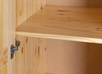 Szafa 2D LEON drewniana sosnowa