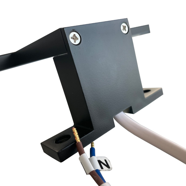 ALA - Lampa LED Nad Szafkę 40 cm Czarny 230V IP44