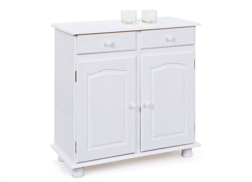 Komoda LOVI drewniana biała