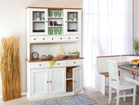 Kredens WESTERLAND 13 drewniany biały