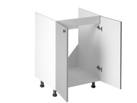 Szafka Kuchenna Dolna 2-drzwiowa Zabudowa Zlewozmywaka D60Z Linea Grey Szary Mat