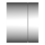 LUSTRO-01 - Szafka Wisząca z Lustrem 2D 60cm Biały Mat