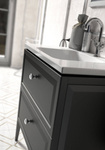 Oristo Szafka pod Umywalkę MONTEBIANCO 80 cm Czarny