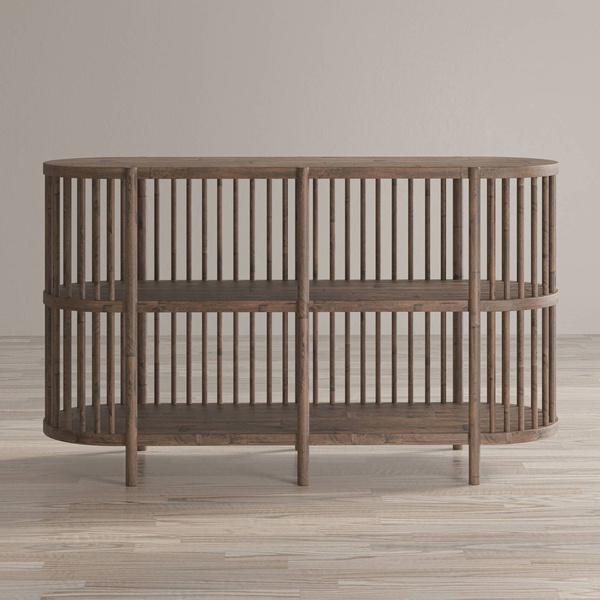 Jasnobrązowa komoda drewniana Avola AV2185-54