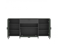 Shirley SHIK07 – Komoda 3D2S Szarozielony/Antracyt/Nadruk