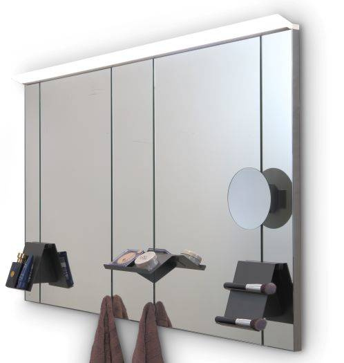 Oristo wieszak 1 cm grafit mat