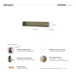 WOOW WO-10 - Półka Wisząca Eukaliptus