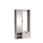 MILO UNI - Garderoba 2-drzwiowa z Lustrem Cashmere