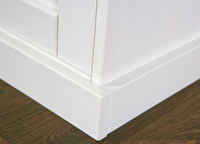 Kredens WESTERLAND 5 drewniany biały