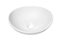 Umywalka Nablatowa Ceramiczna UN-LOLA-GW Biały Połysk