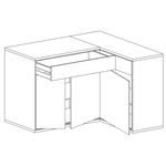 MEDIOLAN-15 - Komoda Narożna 3D2S Hikora