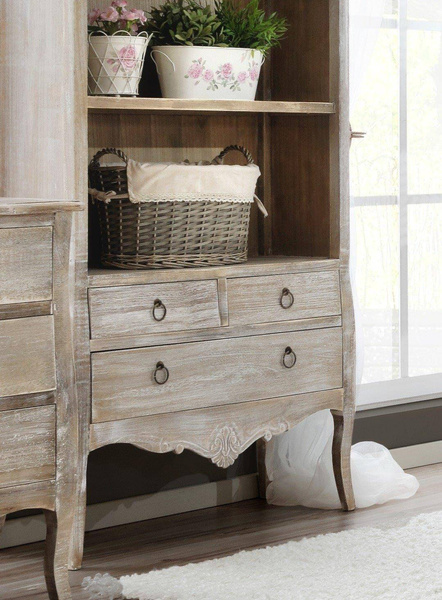 Merano 02B Regał stylizowany bielony