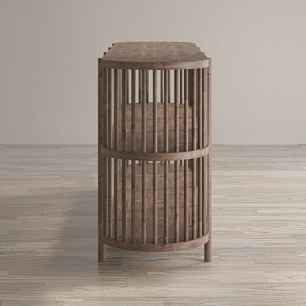 Jasnobrązowa komoda drewniana Avola AV2185-72