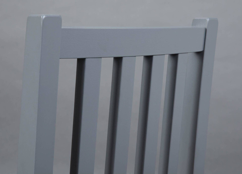 Krzesło do jadalni LUZERNA drewniane szare