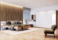 Asti AS-35-WB - Łóżko z Zagłówkiem Dąb Craft 160x200 cm