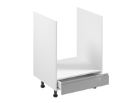 Szafka Kuchenna Dolna Zabudowa Kuchenki D60ZK Aspen Grey Szary Połysk