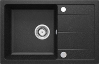 Zlewozmywak granitowy 1-komorowy z ociekaczem Leda