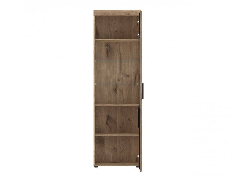 Grano GRNV01R – Witryna 1-drzwiowa Dąb Viking/Szary Kosmos