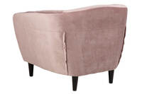 Ria Fotel tapicerowany brudny róż