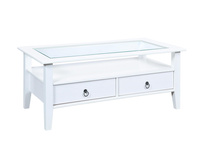 Stolik kawowy PROVENCE 7 drewniany biały