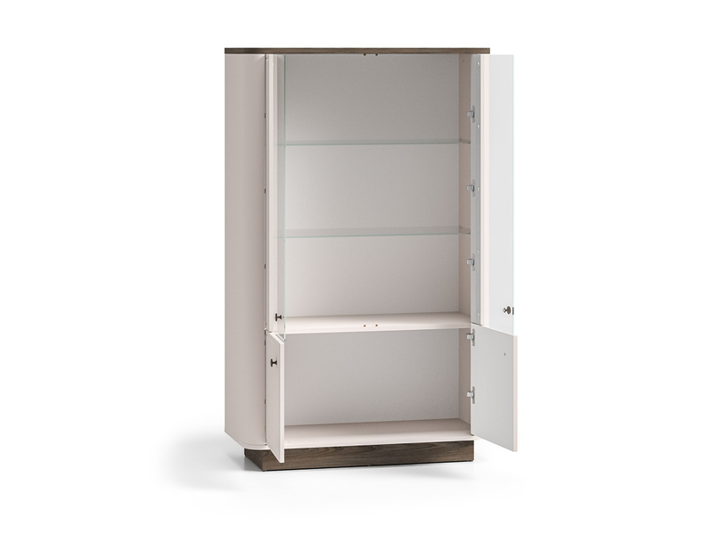 Witryna 4-drzwiowa VILAVIO 02 Dąb Windmill Dark Cashmere