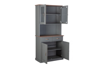 Kredens LUZERNA 5 drewniany szary