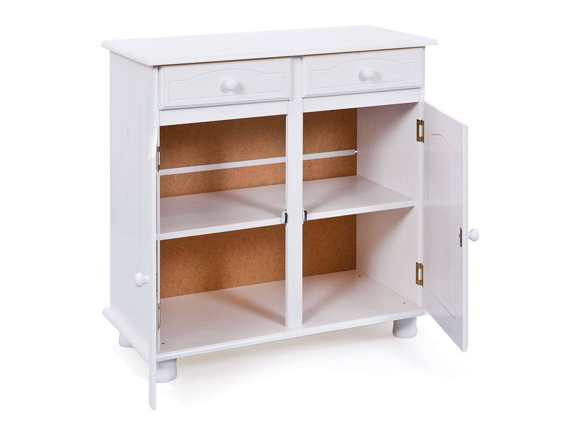 Komoda LOVI drewniana biała