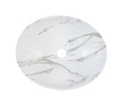 Umywalka Nablatowa Ceramiczna UN-PATI-MW3 Biały Mat