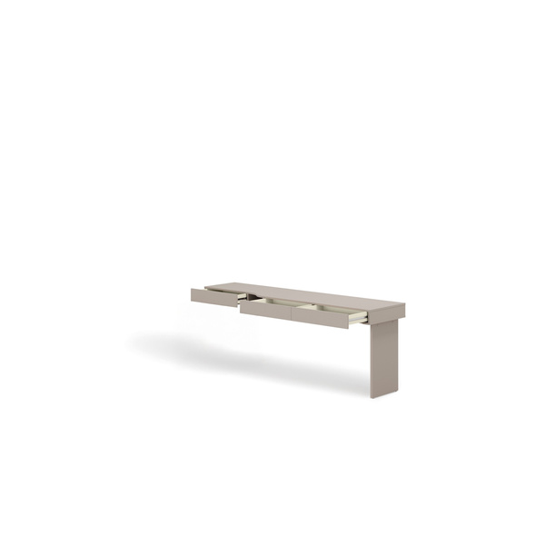 WOOW WO-11P - Biurko Prawe 3 Szuflady Szampański/Clay Grey