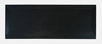 Avola AV2256-40 Komoda 101 cm czarna drewno akacji front z intarsją