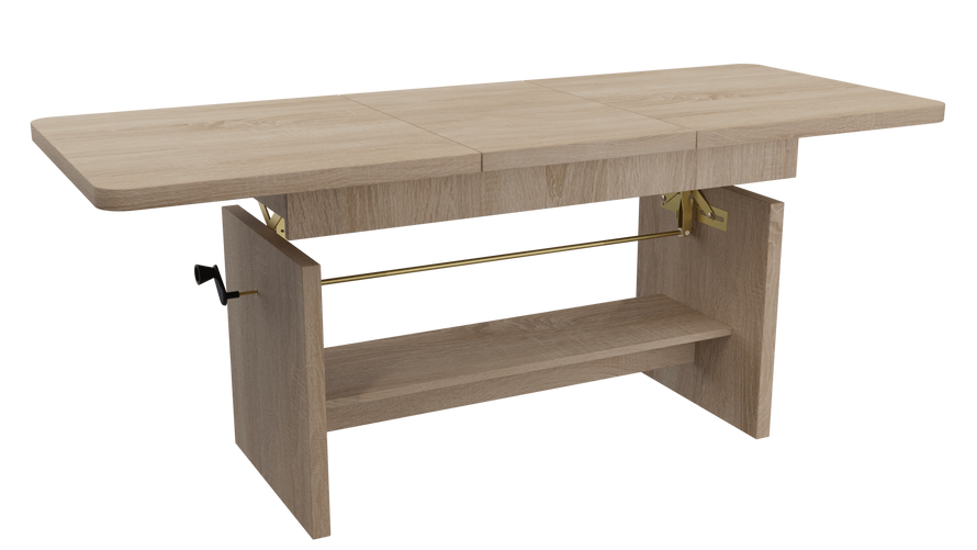 JANEK - Ławostół Ława Rozkładana Stolik Kawowy Dąb Sonoma