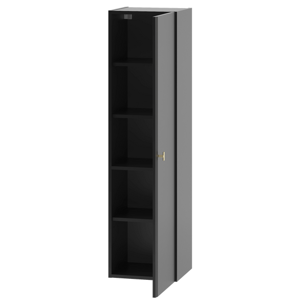 RAY-03 - Słupek Wysoki 1-drzwiowy Czarny Mat