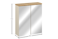 Szafka z Lustrem 60 cm 2D Bali Cashmere