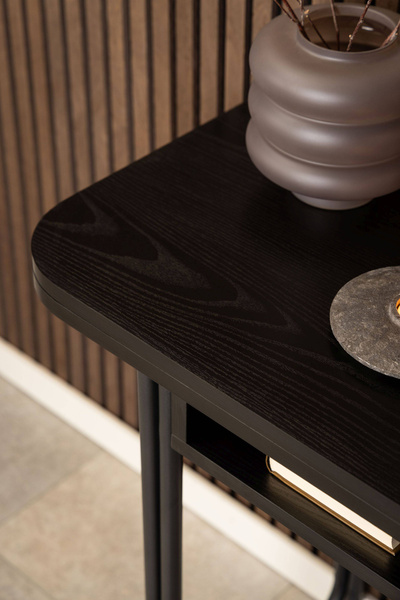 Actona Stół Jadalniany Prostokątny Darlington Czarny mat