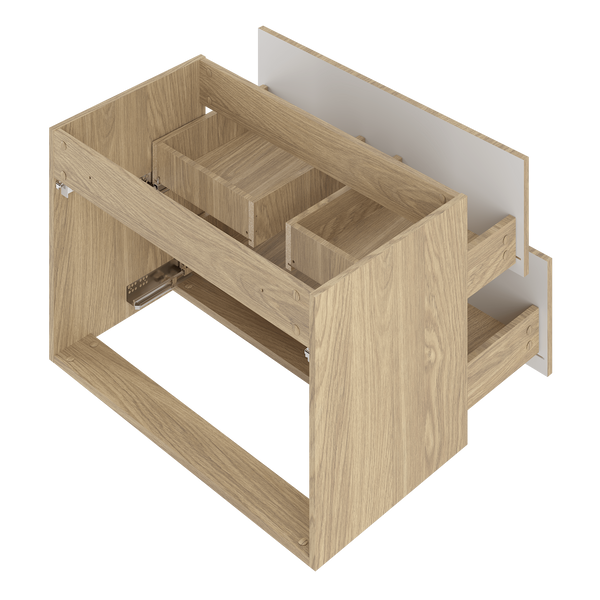 MARCO-01 Szafka Pod Umywalkę 2S 80 cm Dąb Olejowany