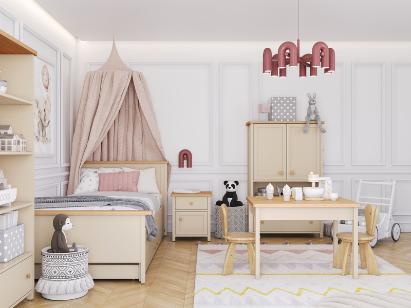 STORY SO-02 - Regał 1S Beż Piaskowy Dąb Vincenza Bielona