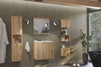 Lustro Wiszące 60 cm NOVA OAK