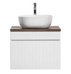 Szafka ICONIC WHITE 82-60-D-1S z umywalką Smile i blatem