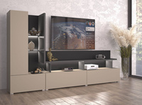 Serio – Meblościanka Congo Antracyt mat