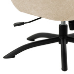 Talgarth  Leżanka Z Podnóżkiem Kremowa